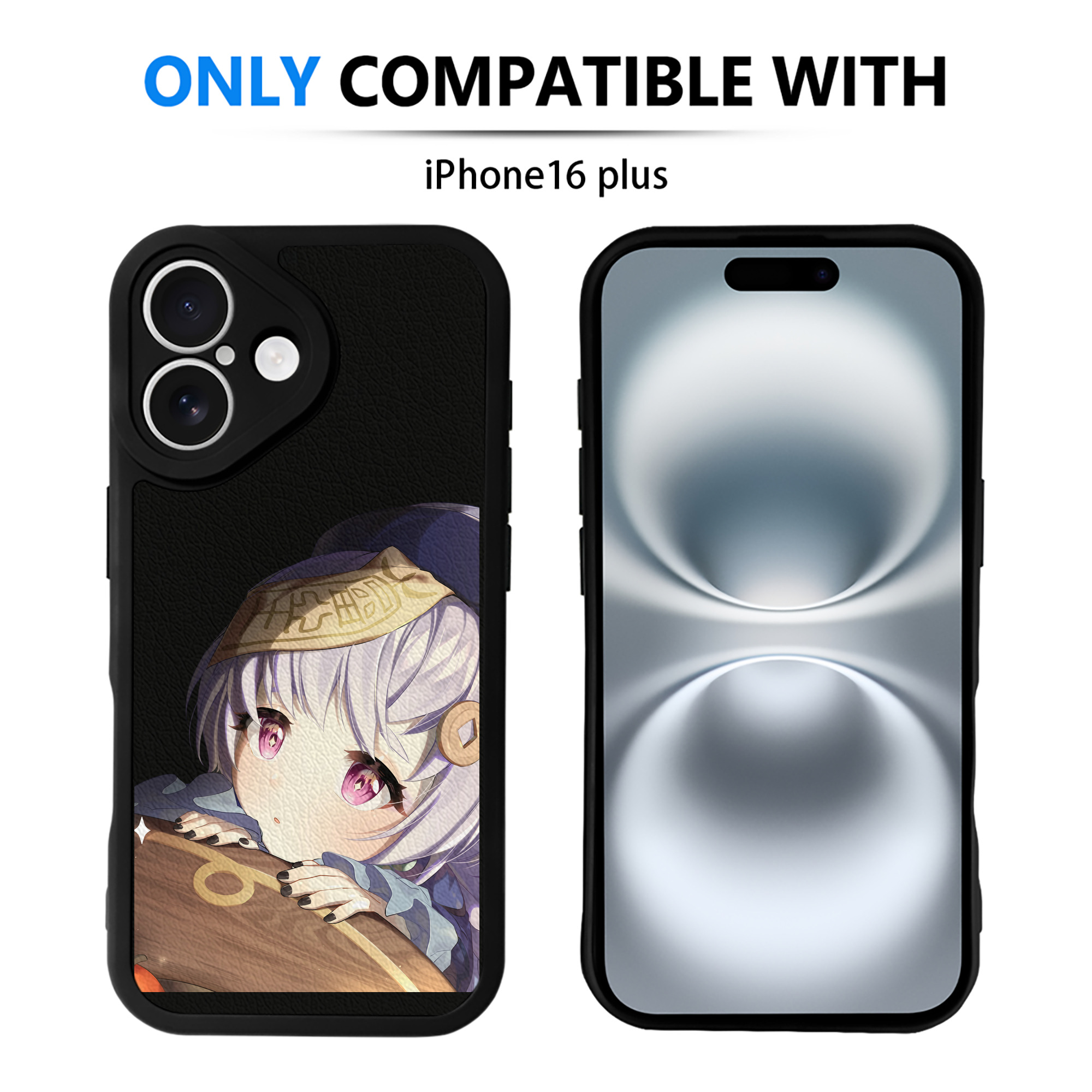 げんし神 七七 なな  genshin Nana 【iPhone 16シリーズ対応】シリコンスマホケース（レザー調） 材質：シリコン